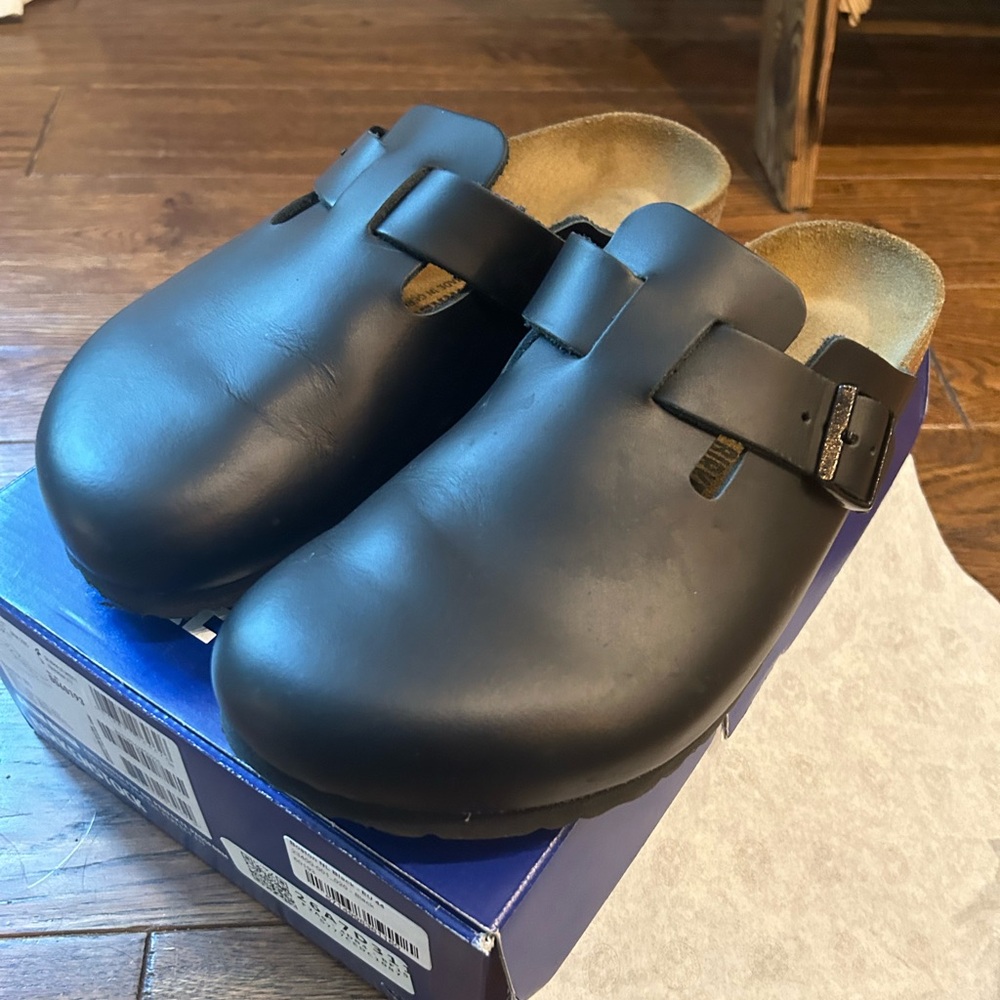 Birkenstock Boston Leather 44 Narrow